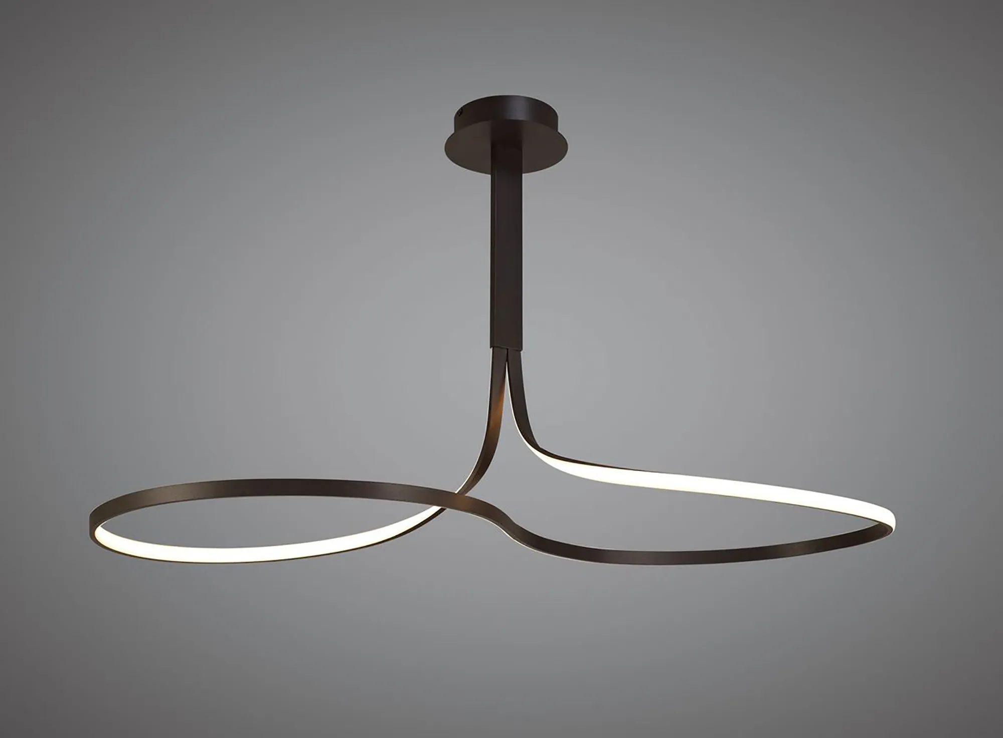 Nur Brown Oxide XL Ceiling Lights Mantra Semi Flush Fittings